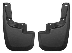 GMC Canyon Front Mud Guards - Husky Liners - Custom-Molded - Black - `15-`22